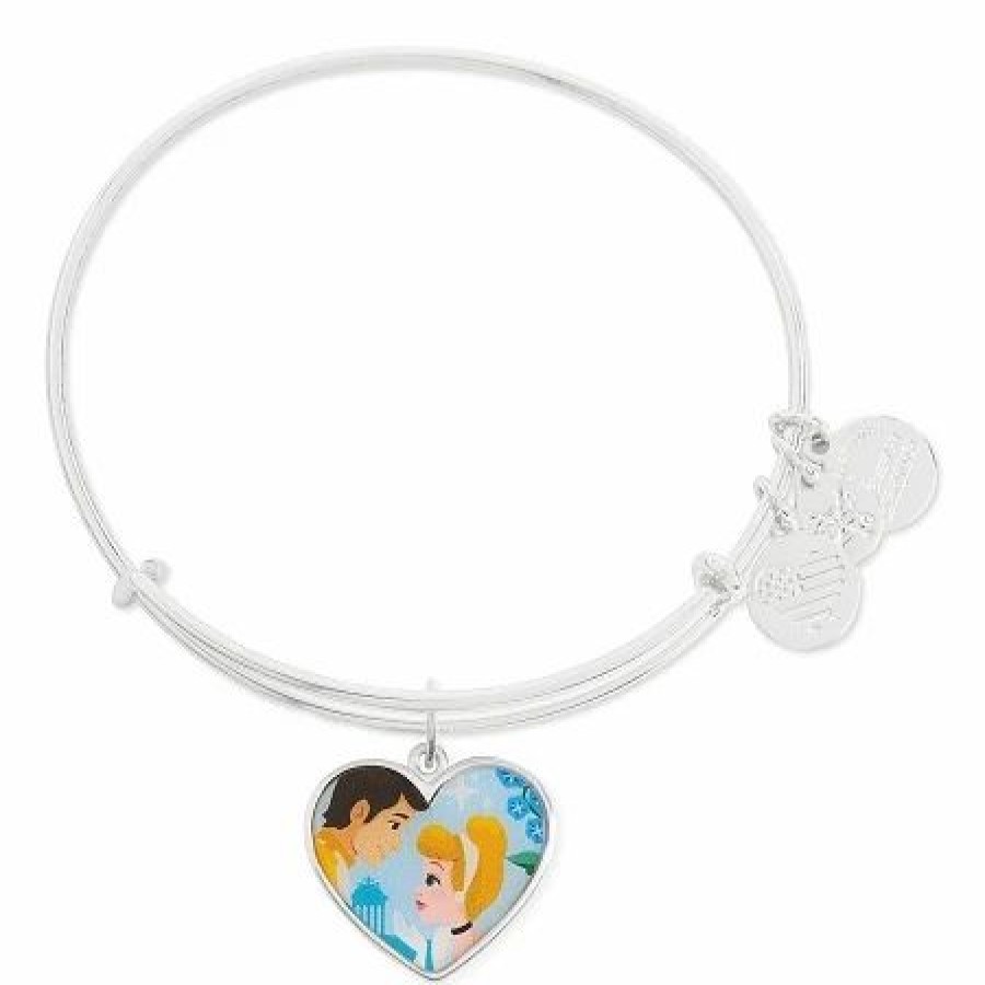 Alex And Ani * | Promo Disney Alex And Ani Bracelet Cinderella And Prince Valentine'S Day