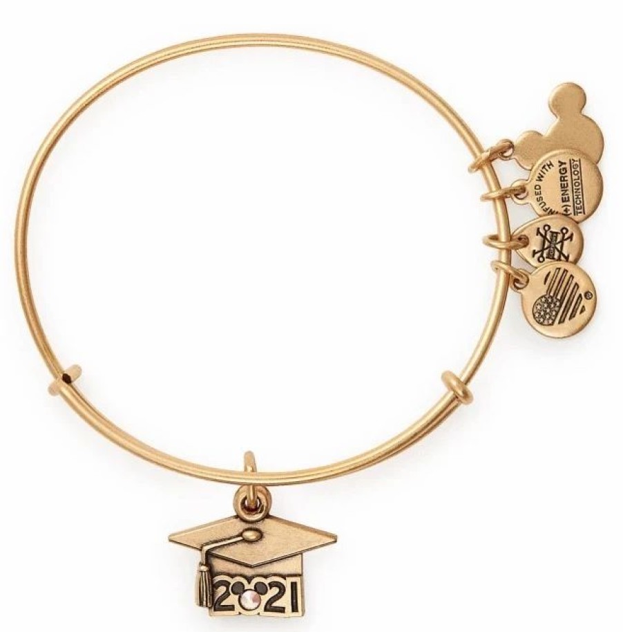 Alex And Ani * | Flash Sale Disney Alex & Ani Bracelet Mickey Graduation Cap Class Of 2021