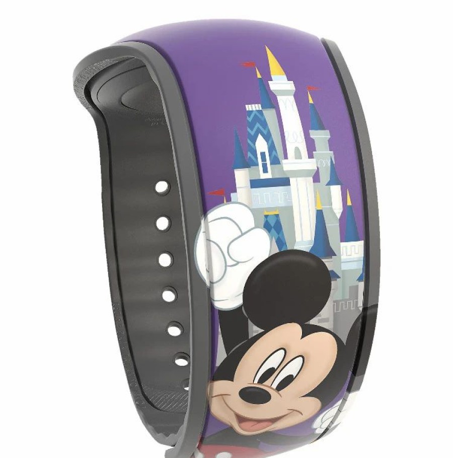 Magic Bands * | Coupon Disney Magic Band 2 Mickey Mouse With Castle 2019 Passholder