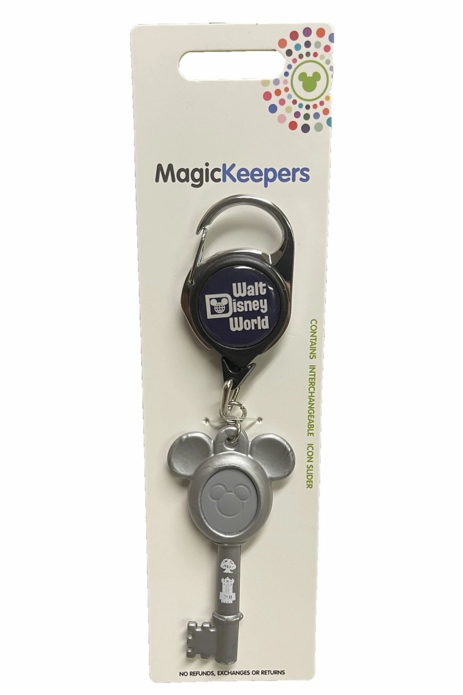 Magic Bands * | Promo Disney Retractable Magickeepers Clip Mickey Mouse Key