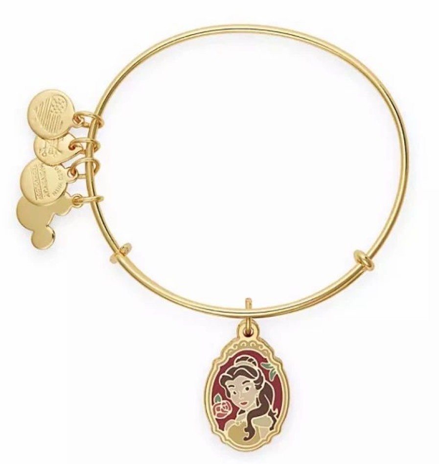 Alex And Ani * | Budget Disney Alex & Ani Bracelet Belle Mirror