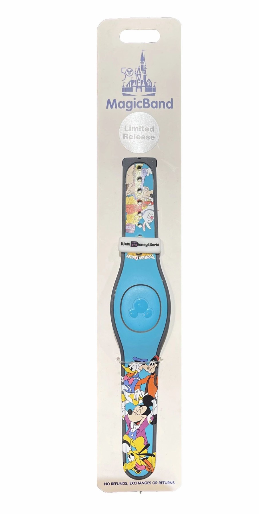 Magic Bands * | Coupon Disney Magic Band 2 50Th Anniversary Mickey & Friends Blue