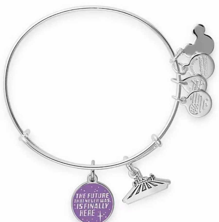 Alex And Ani * | Best Sale Disney Alex & Ani Bracelet Tomorrowland Space Mountain