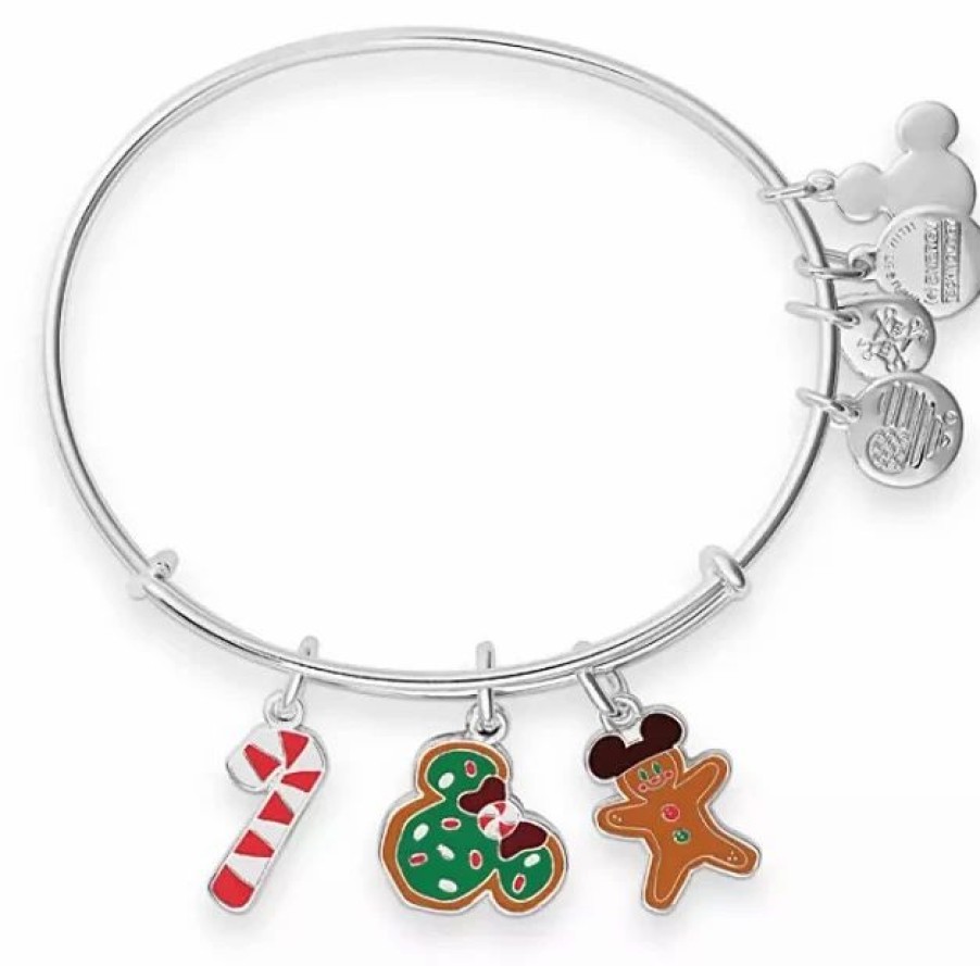 Alex And Ani * | Deals Disney Alex & Ani Bracelet Minnie Mouse Holiday Food Bangle