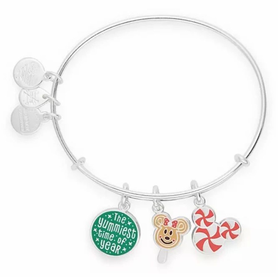 Alex And Ani * | Promo Disney Alex & Ani Bracelet Holiday Treat Bangle