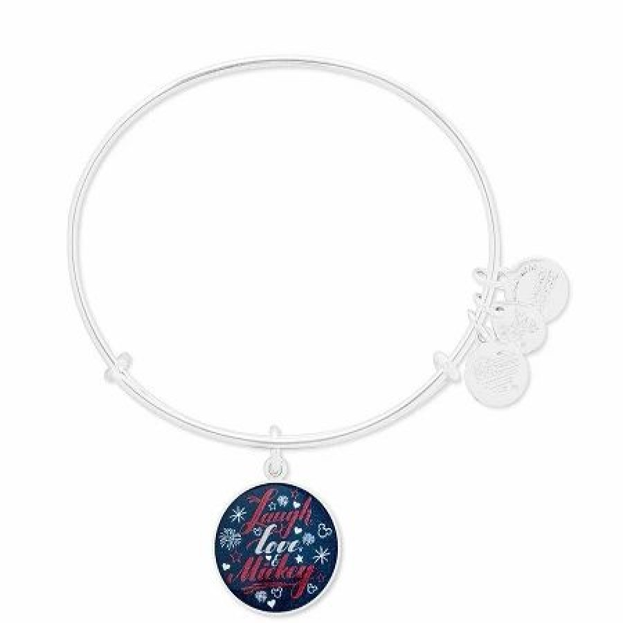 Alex And Ani * | Wholesale Disney Alex And Ani Bracelet Mickey Mouse Laugh Love Mickey