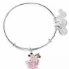 Alex And Ani * | Promo Disney Alex & Ani Bracelet Mickey And Minnie Mouse Mad Tea Party