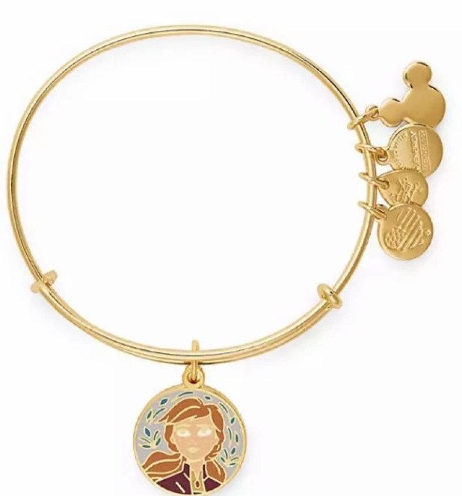 Alex And Ani * | Cheap Disney Alex & Ani Bracelet Anna And Elsa Frozen