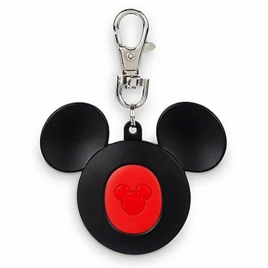 Magic Bands * | Discount Disney Magickeepers Mickey Mouse Lanyard Clip Black