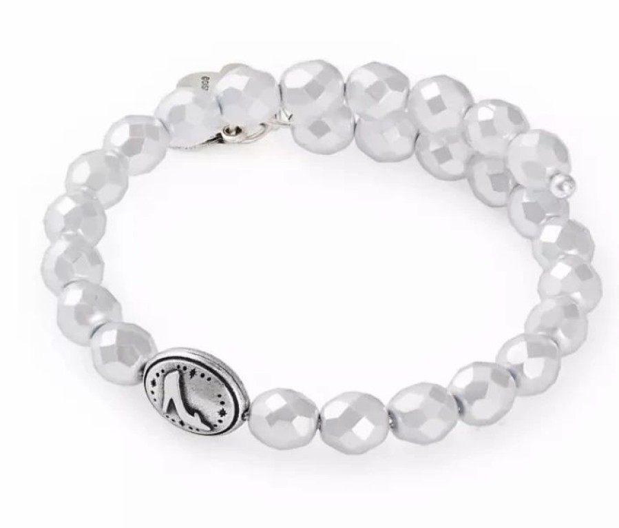 Alex And Ani * | Budget Disney Alex & Ani Bracelet Cinderella Pearl Wrap