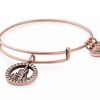 Alex And Ani * | Best Pirce Disney Alex & Ani Bracelet Fantasyland Castle Rose Gold