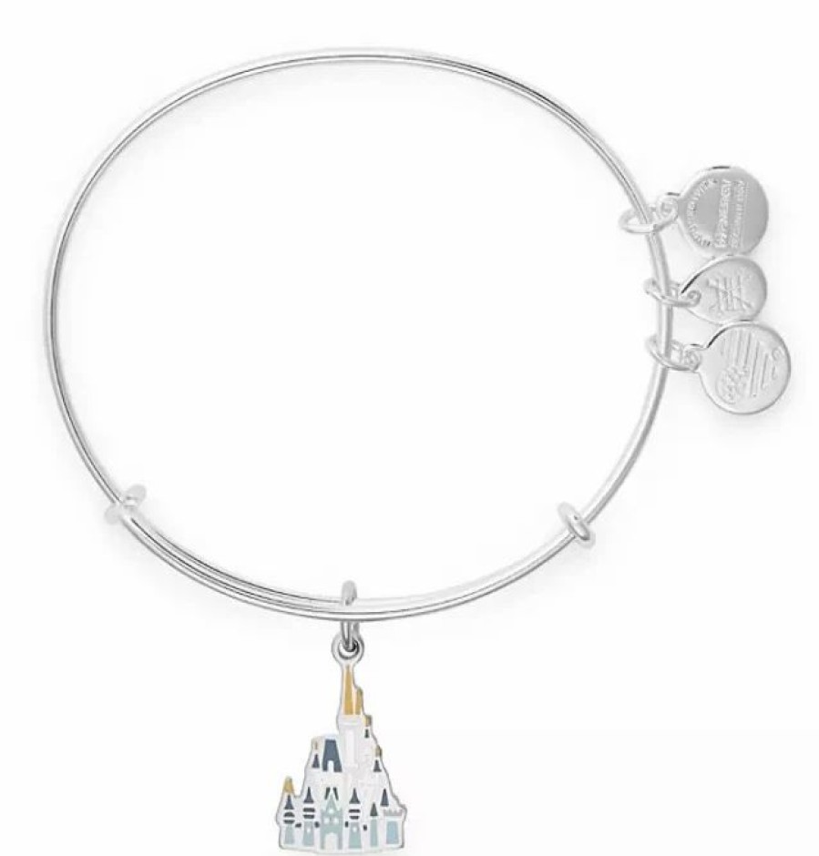 Alex And Ani * | Best Pirce Disney Alex & Ani Bracelet Disney Park Life Cinderella Castle