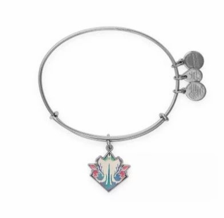 Alex And Ani * | Budget Disney Alex & Ani Bracelet Maleficent Bangle