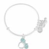 Alex And Ani * | Coupon Disney Alex & Ani Bracelet Minnie Mouse Ears Arendelle Aqua