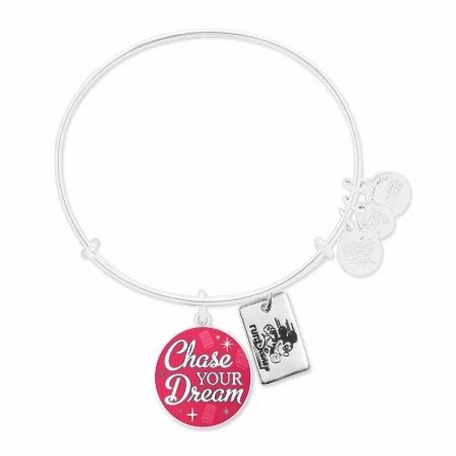 Alex And Ani * | Cheap Disney Alex And Ani Bracelet Rundisney Chase Your Dream