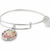 Alex And Ani * | Coupon Disney Alex & Ani Bracelet Enchanted Tiki Room Silver