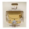 Alex And Ani * | Top 10 Disney Alex & Ani Bracelet Set Holiday Mickey & Minnie Snow Globe