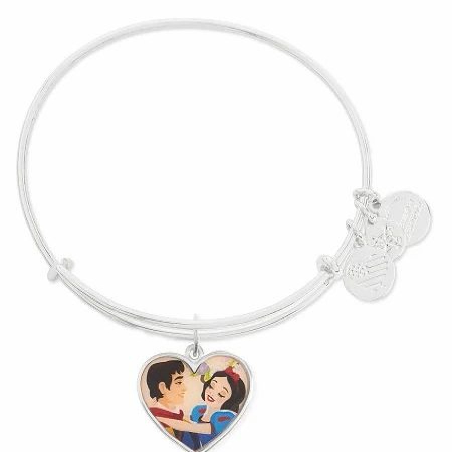 Alex And Ani * | Cheap Disney Alex And Ani Bracelet Snow White And Prince Valentine'S Day