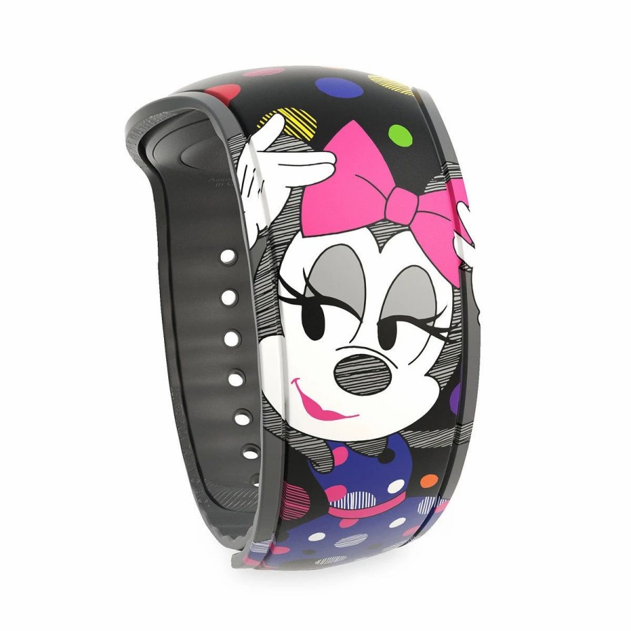 Magic Bands * | Hot Sale Disney Magic Band 2 Minnie Mouse Details Is In The Dots