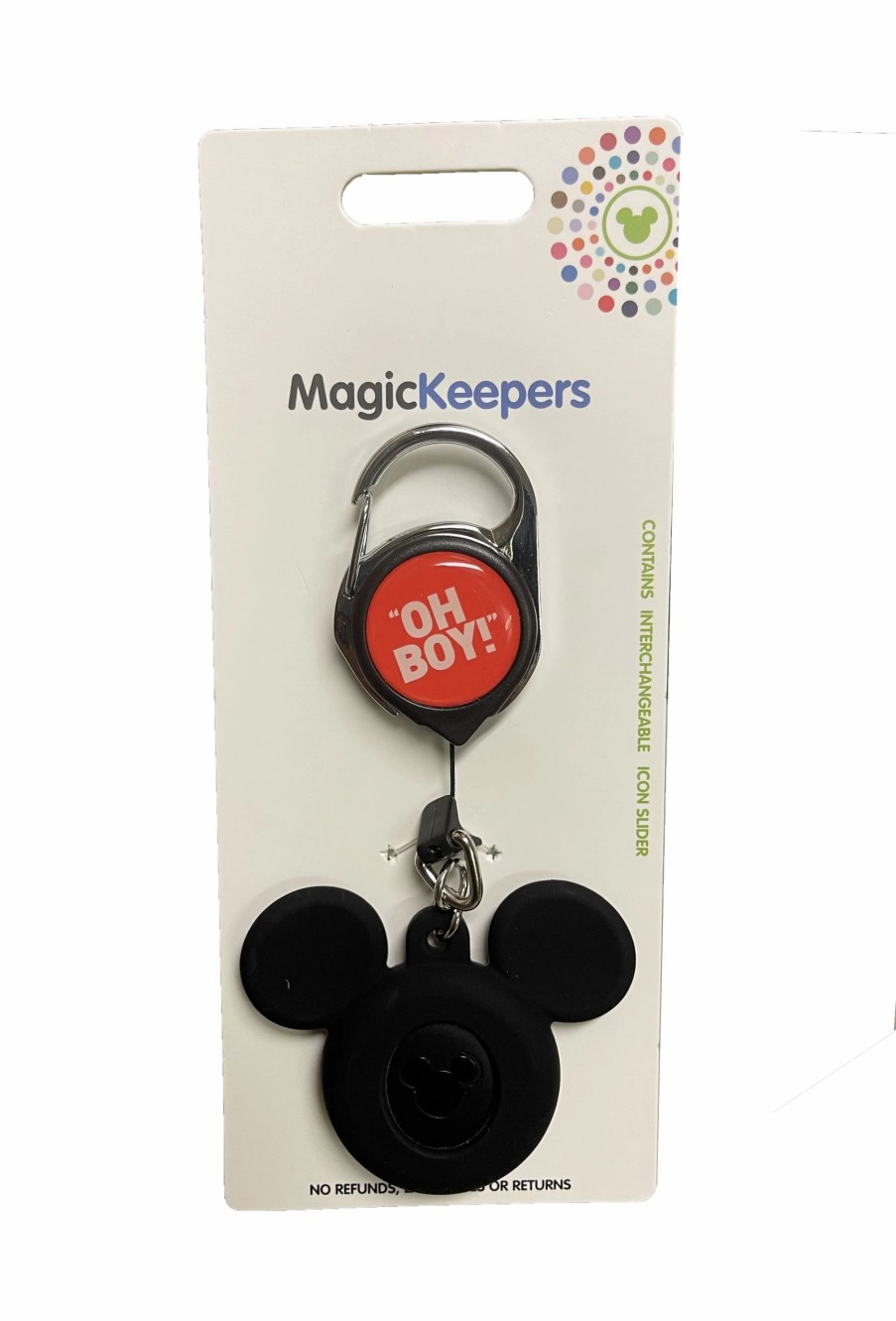 Magic Bands * | Cheap Disney Retractable Magickeepers Clip Mickey Mouse