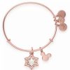 Alex And Ani * | Brand New Disney Alex & Ani Bracelet Mickey Mouse Icon Snowflake