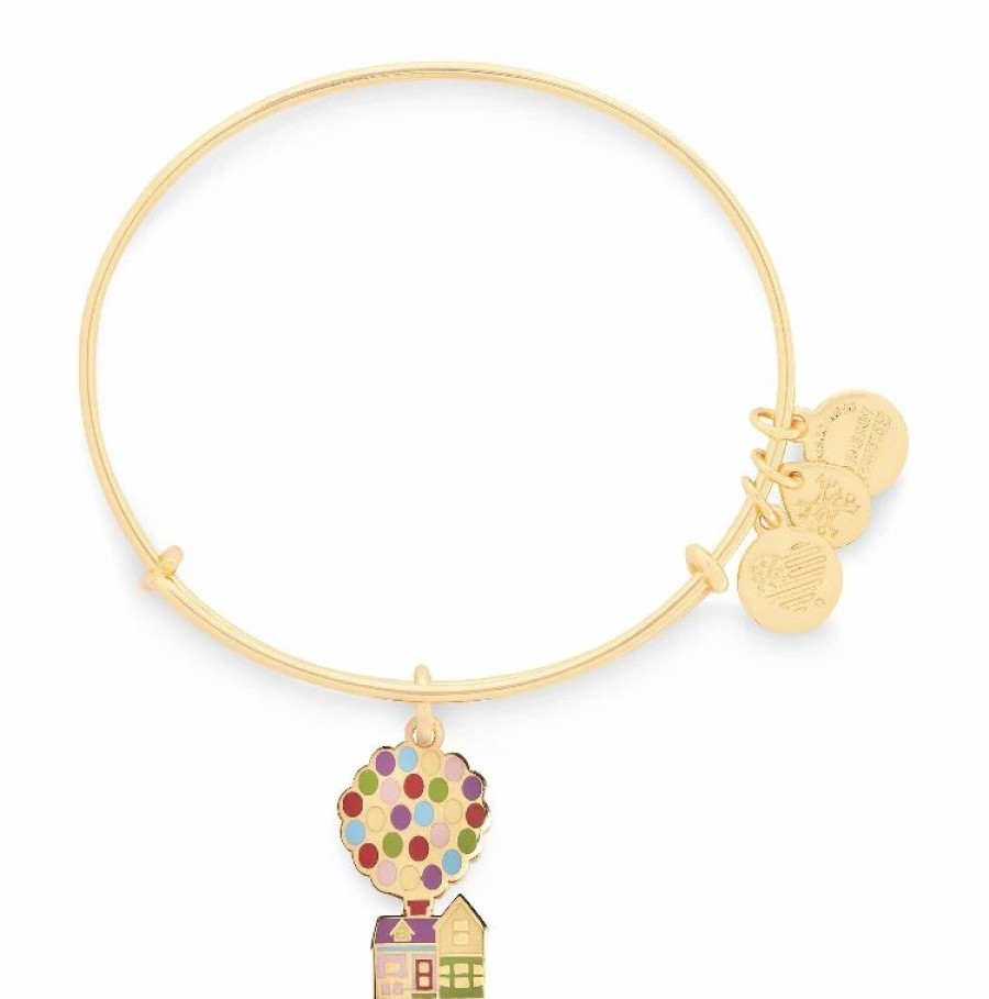 Alex And Ani * | Promo Disney Alex & Ani Bracelet Pixar Up House And Balloons