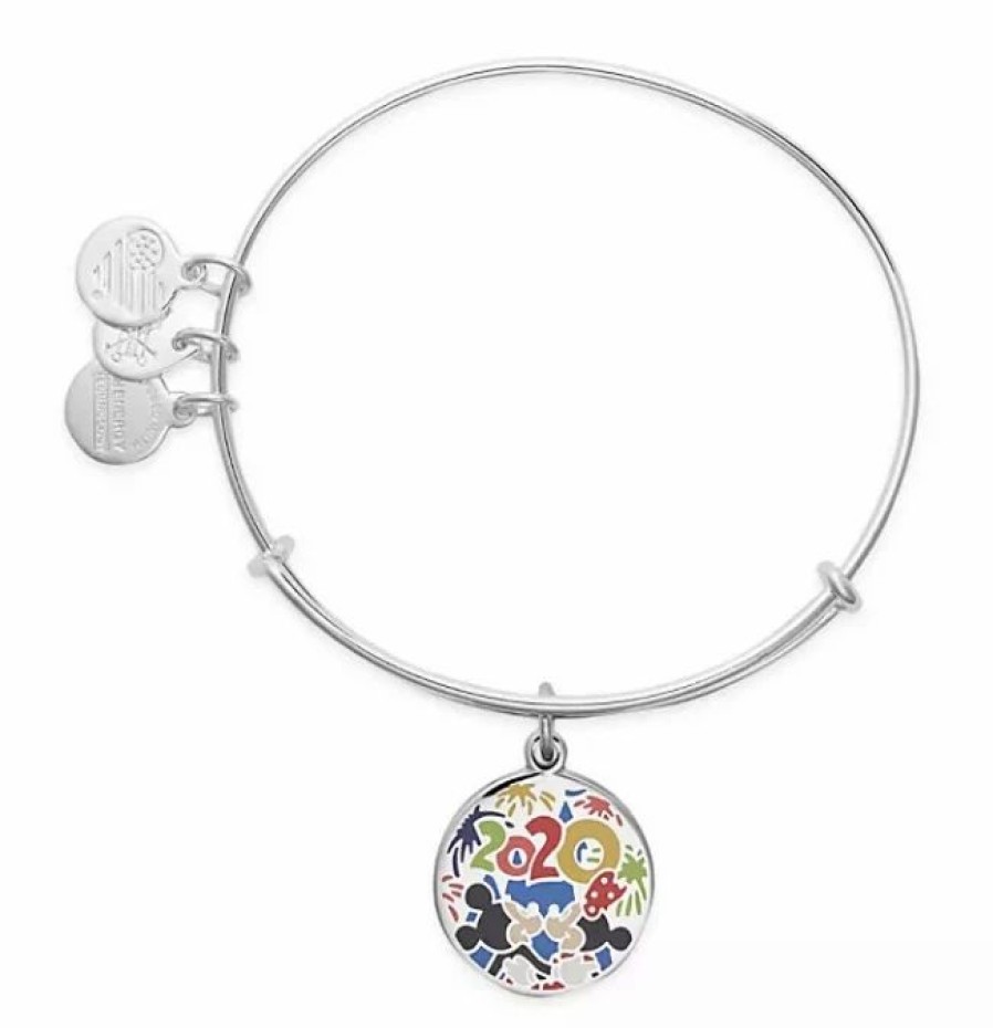 Alex And Ani * | Best Sale Disney Alex & Ani Bracelet Dated 2020 Mickey And Minnie