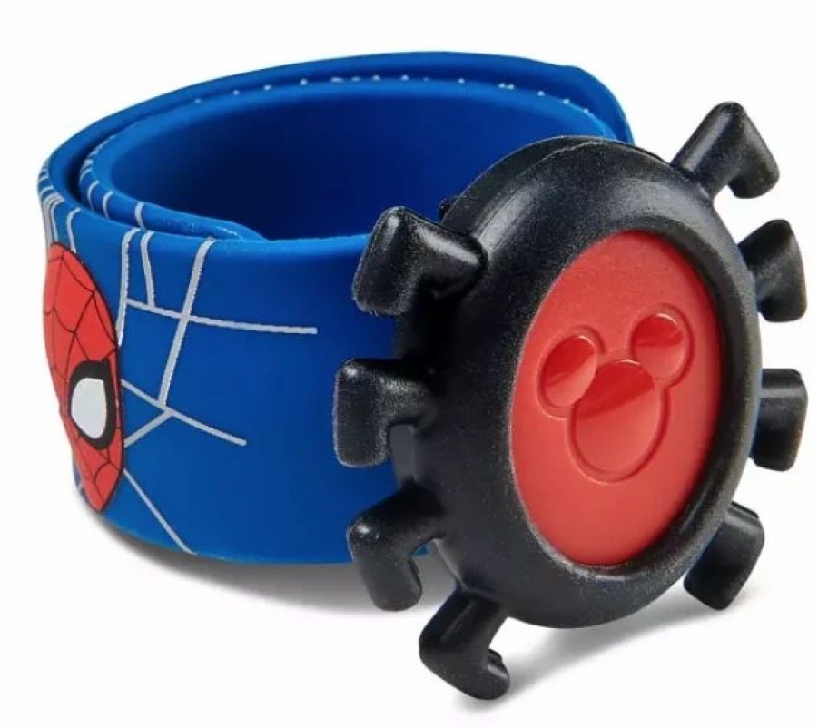 Magic Bands * | Outlet Disney Magic Band Slap Bracelet Spider-Man