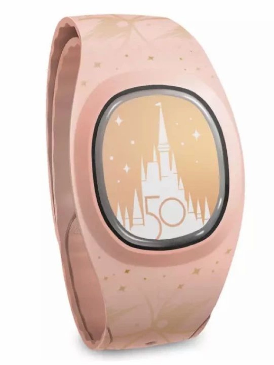 Magic Bands * | Cheapest Disney Magicband Plus 50Th Anniversary Cinderella Castle