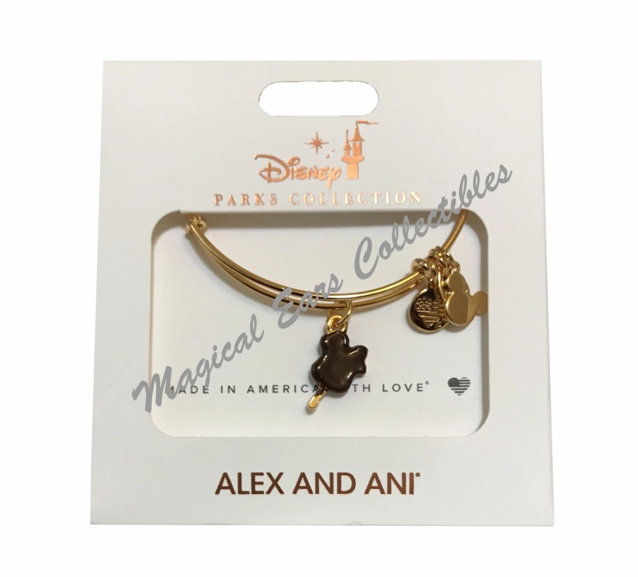 Alex And Ani * | Wholesale Disney Alex & Ani Bracelet Disney Treats Mickey Ice Cream Gold